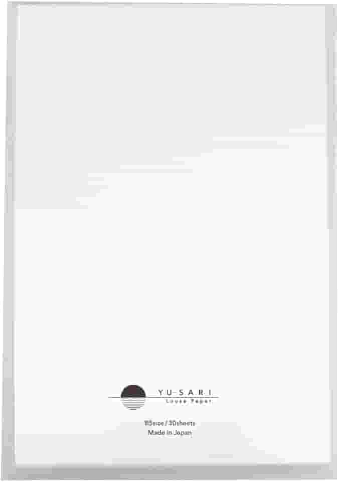 Nakabayashi YU-SARI NYLS-B501-W Papel solto para caneta-tinteiro, B5, cor sólida