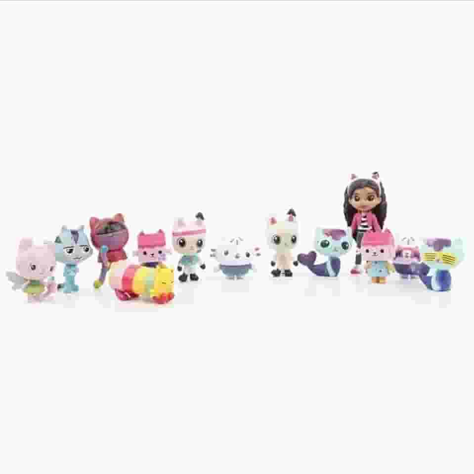 Kit 13 Miniaturas Personagens A Casa da Gabby Colecionáveis action figures Premium