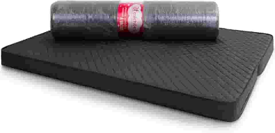 Colchão Casal Espuma D33 Dobrável Multiuso 3 em 1 Firme a Vácuo BF Colchões