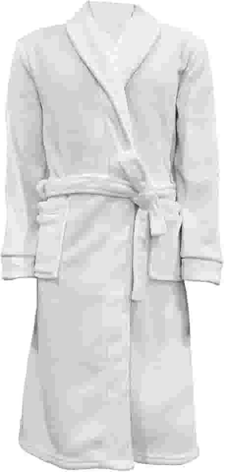 Roupão Neo Velour Flannel Aveludado 220g/m2 Tamanho G Camesa - Branco