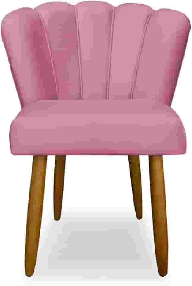 Cadeira Pétala Rosa Sala de Estar, Penteadeira E Salão Liberty Móveis