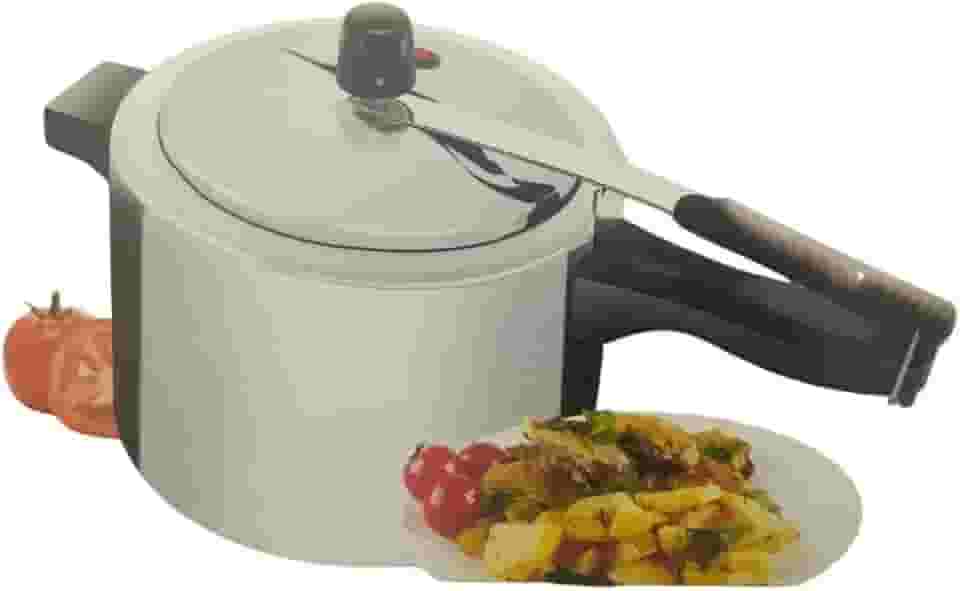 Panela De Pressão Alumínio Polido 3 Litros Cozinha Rápida e Segura para Fogão