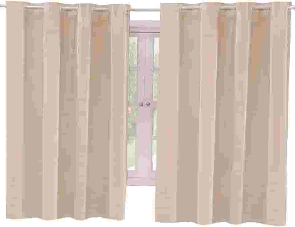 Cortina Blackout Corta Luz 220cm x 130cm - Palha