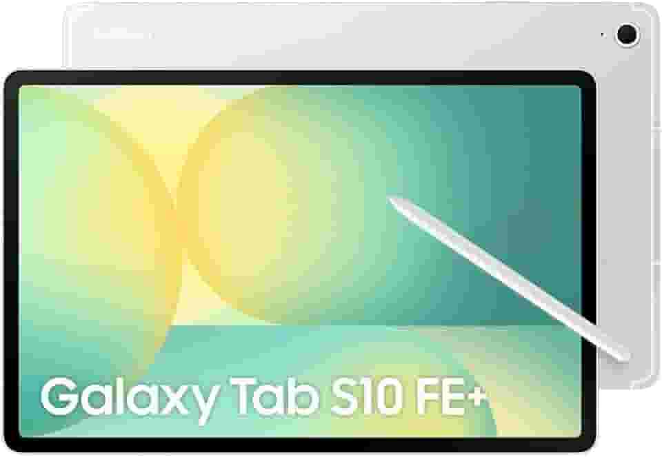 Samsung Tablet Galaxy Tab S10 FE+ WiFi, Prata, 128GB, 8GB, Tela 13.1" 90Hz, S Pen e Capa Inclusas