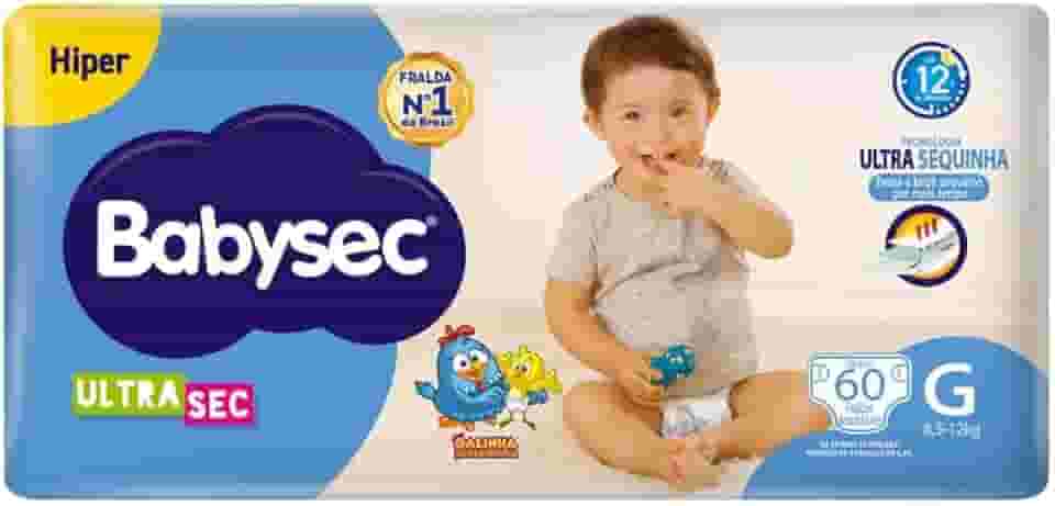 Fralda Babysec Galinha Pintadinha Ultrasec G 60 Und