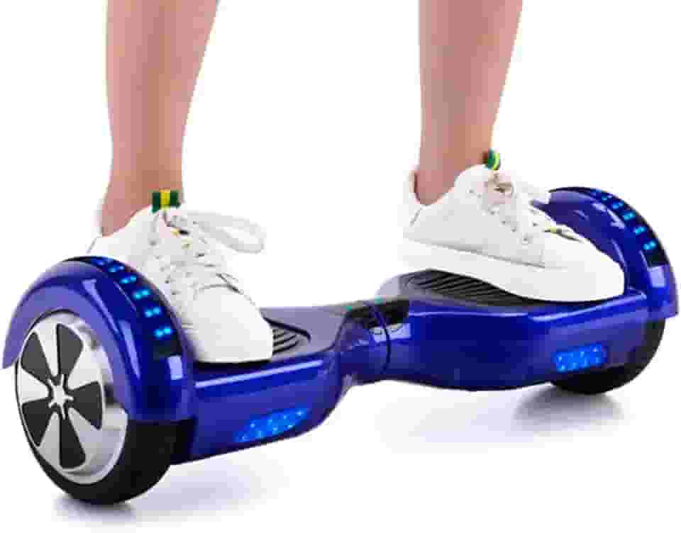 Hoverboard Skate Elétrico 6.5" com Led e Bluetooth Original Brinovar (Azul)