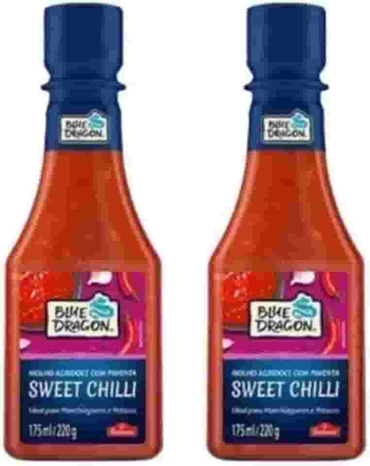 02 Molho De Pimenta Sweet Chili Agridoce Blue Dragon Sakura 175ml