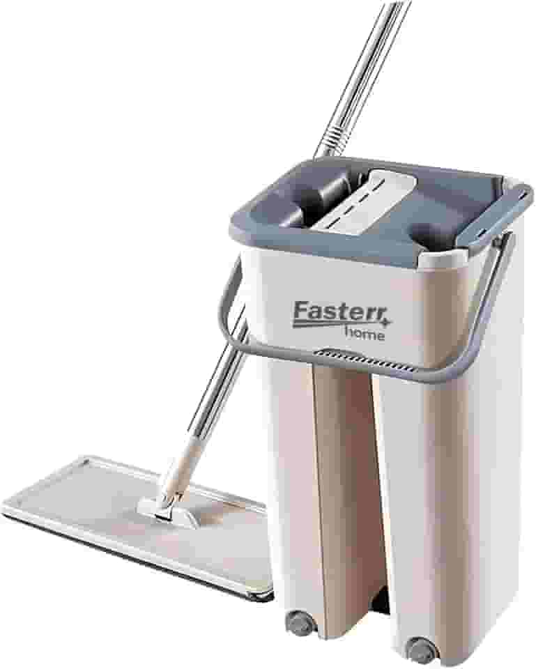 Mop Flat Esfregão Rodo E Balde Multiuso 2 Refil Fasterr Tools