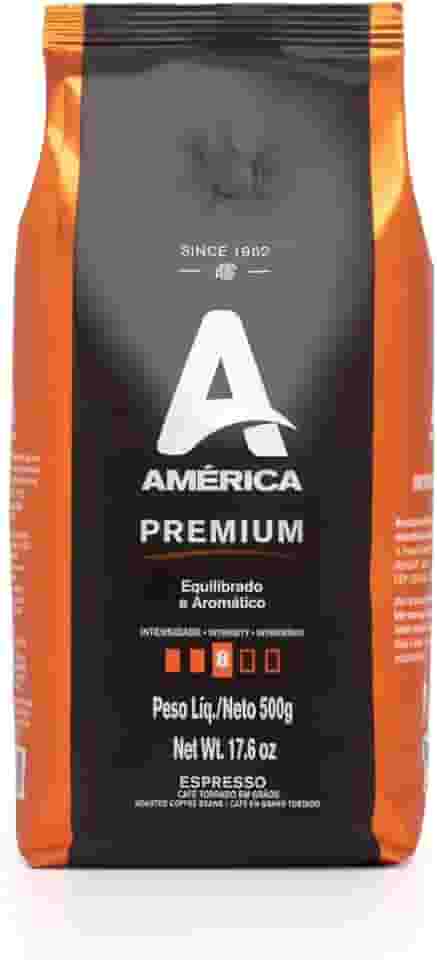 América Café Torrado Em Grãos Premium 500 G