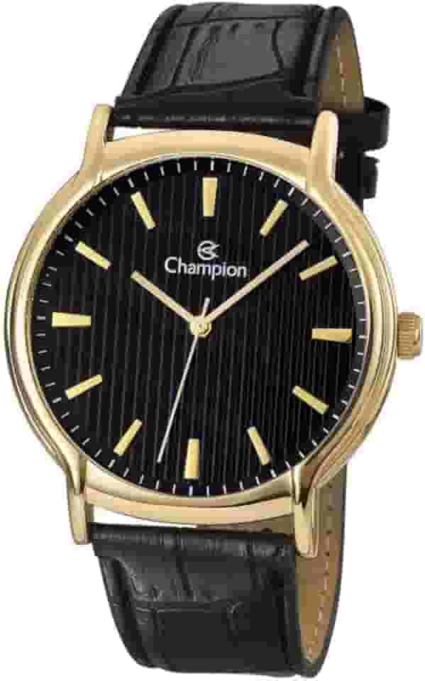 Relógio Champion Masculino Ref: Ch22831p Social Dourado