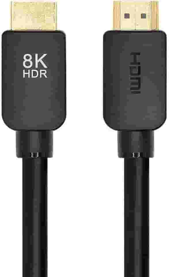 Monoprice Cabo HDMI de alta velocidade sem logotipo 8K – 2 metros – Preto, 48Gbps, Dynamic HDR, eARC, compatível com PS5, Xbox Series X e Xbox Series S