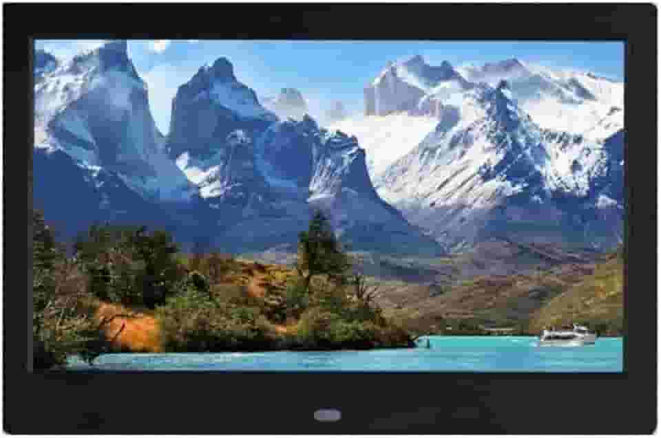 Porta Retrato Digital,Porta Retrato Digital 7 Polegadas,Preto Tela de Alta Definição a Escolha Perfeita para Presente