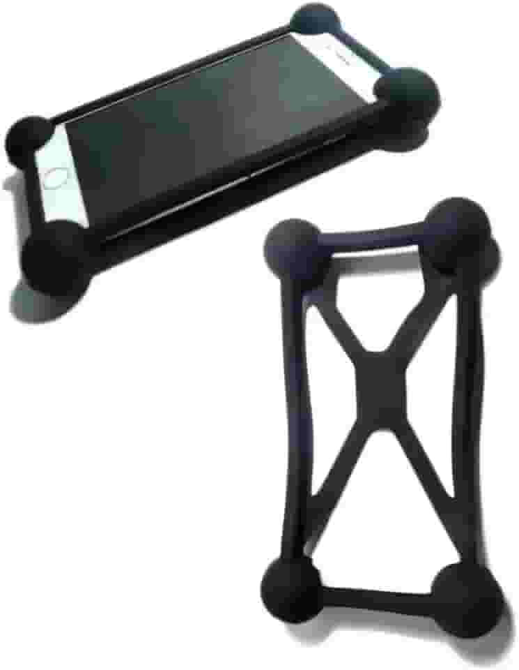Capinha Celular Borracha Elástica Protetora BOLINHA Anti-Impacto Anti-queda Capa Celular Universal Bumper Bomper Silicone (preto)