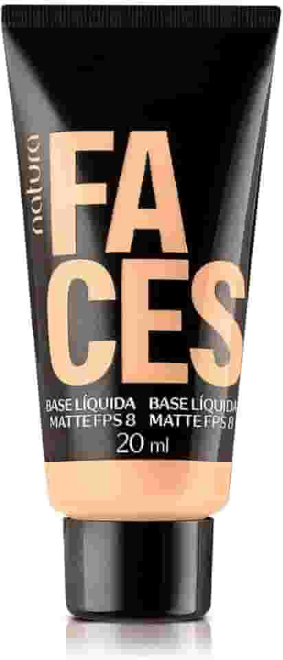 Base Líquida Checkmatte Faces 20ml – Acabamento Matte, Controle da Oleosidade e Textura Leve 10N ou 12F ou 15Q (15Q)