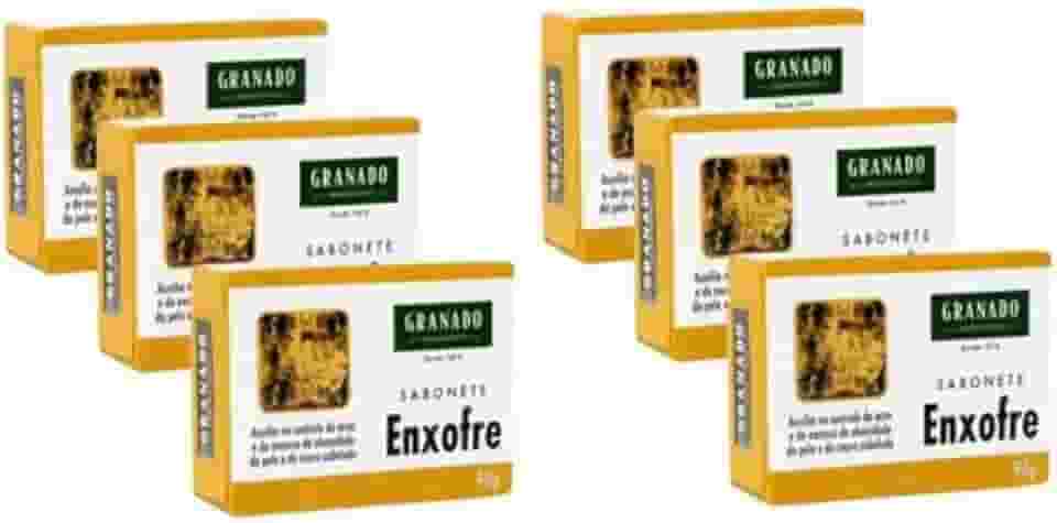 Limpeza De Pele Sabonete Granado Enxofre 90g Com 6 Antiacne