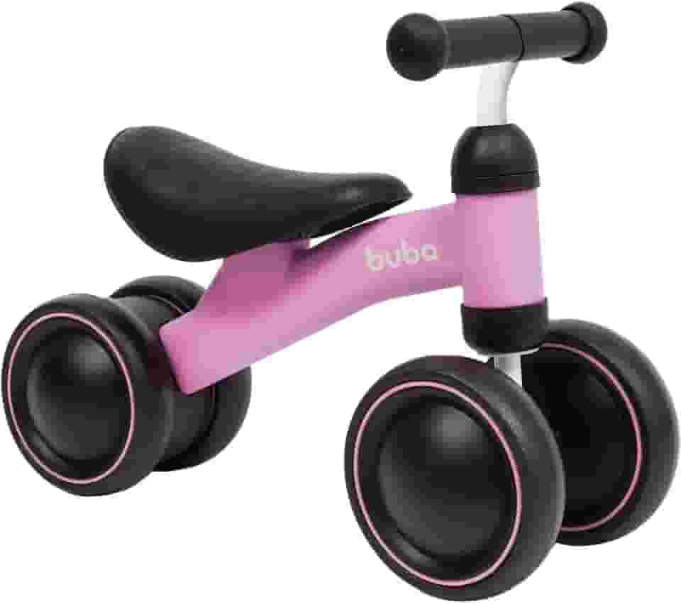 Bicicleta De Equilibrio Buba, Rosa, 4 Rodas