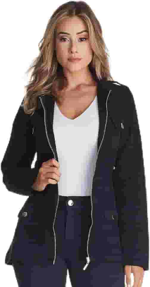 Jaqueta Jeans HNO Jeans Premium Preto