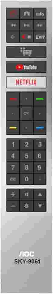 Controle Remoto TV AOC Led Smart 4k - Youtube Netflix
