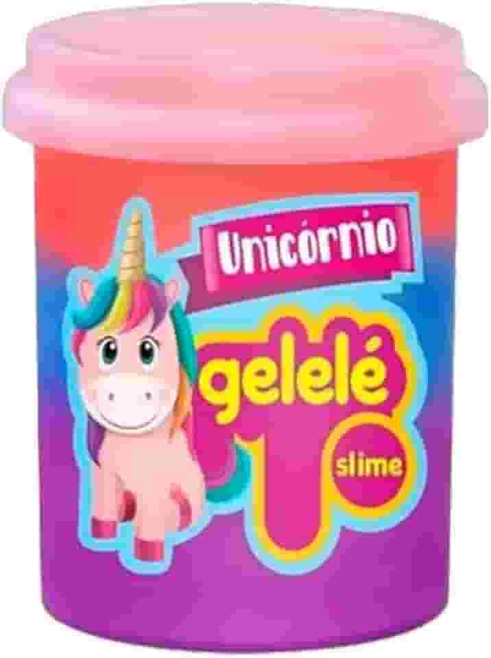 Slime Colorida Gelelé Original Anti Alérgica Amoeba Cheirosa - 152g Unicórnio