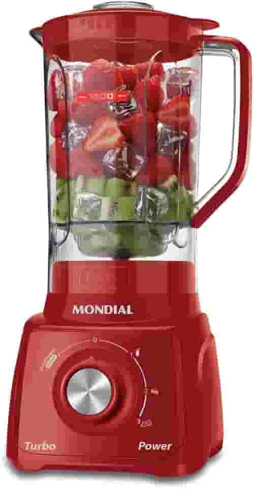 MONDIAL Liquidificador Turbo Power, Vermelho, 550W, 220V - L-99 FR