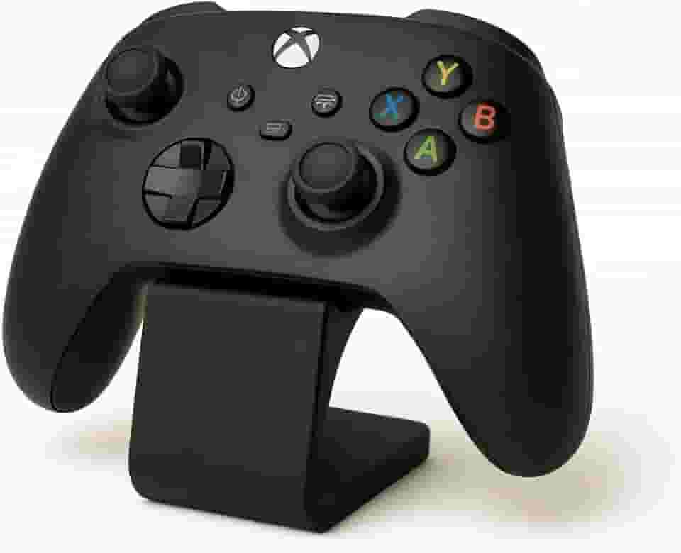 Suporte Universal para Controle de Jogos, Base de Mesa Decorativa em Plástico, Gamer, Ps5, Ps4, Xbox, Pc, Notebook, Nintendo Switch, Joystick, Manete, Videogame, Console (Preto)