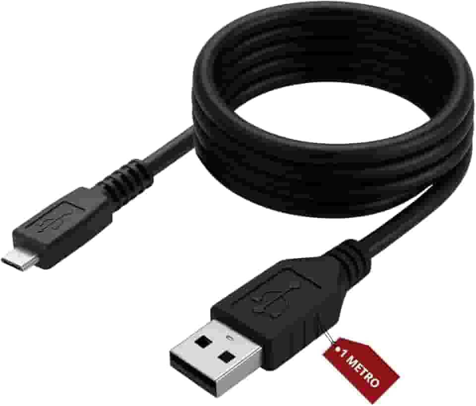 Cabo USB V8 Micro USB de Alta Velocidade – Compatível com Android, Caixas Bluetooth, Samsung, Motorola, LG e Outros