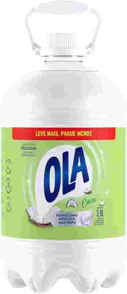 Sabão Liquido Para Roupas Delicadas Ola Coco 3.8L