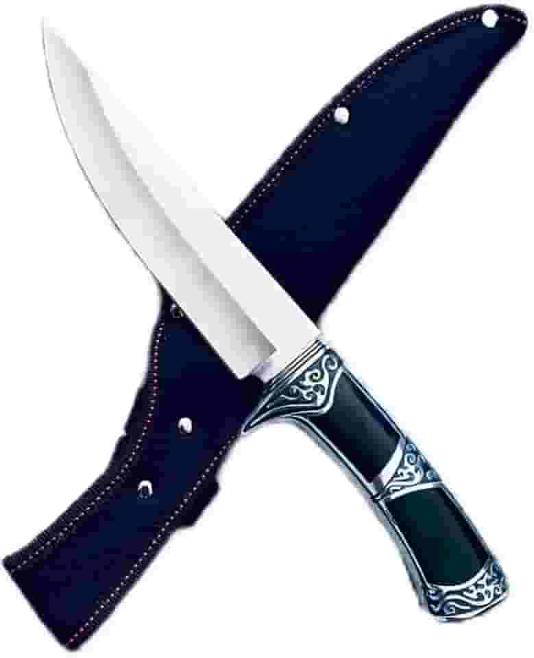 Faca de Caça, Pesca e Churrasco, Lâmina em Aço Inox, Cabo Fulltang