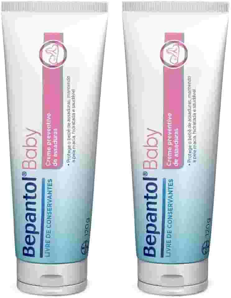 Kit com 2 Cremes Pomada de Assadura 120gr Cada - Bepantol