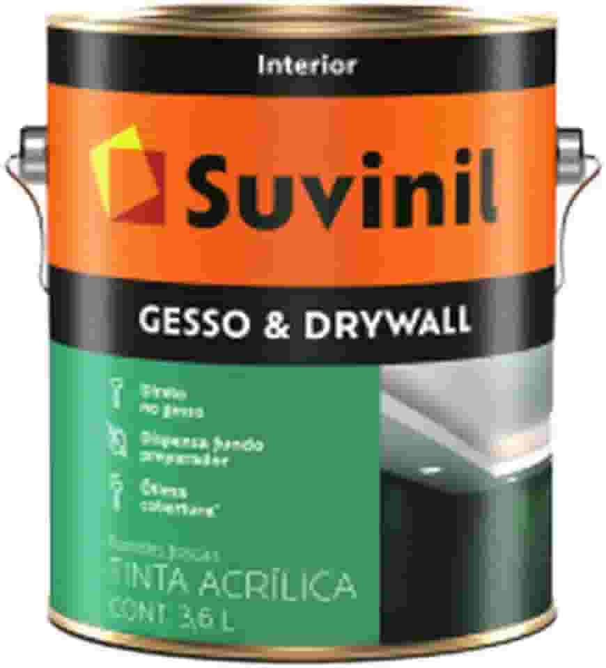 Complemento Suvinil para outras superficies Gesso e Drywall 3,6Lt - Branco - 50508911