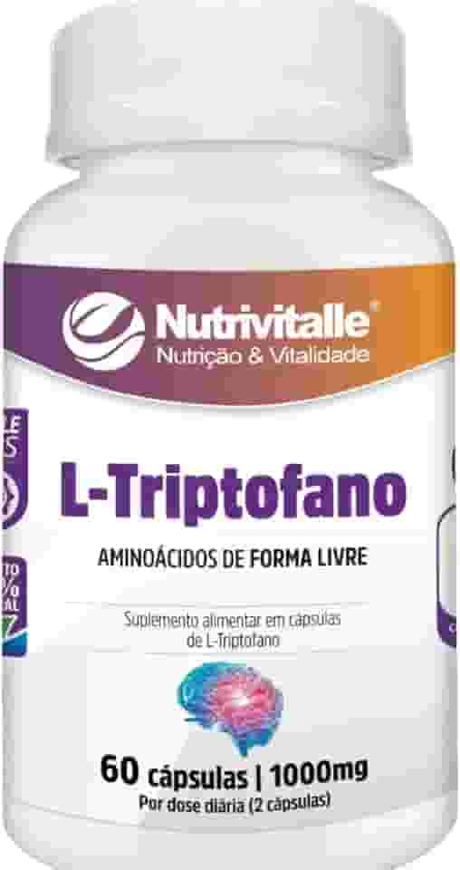 L Triptofano 1000mg 60 Cápsulas Nutrivitalle