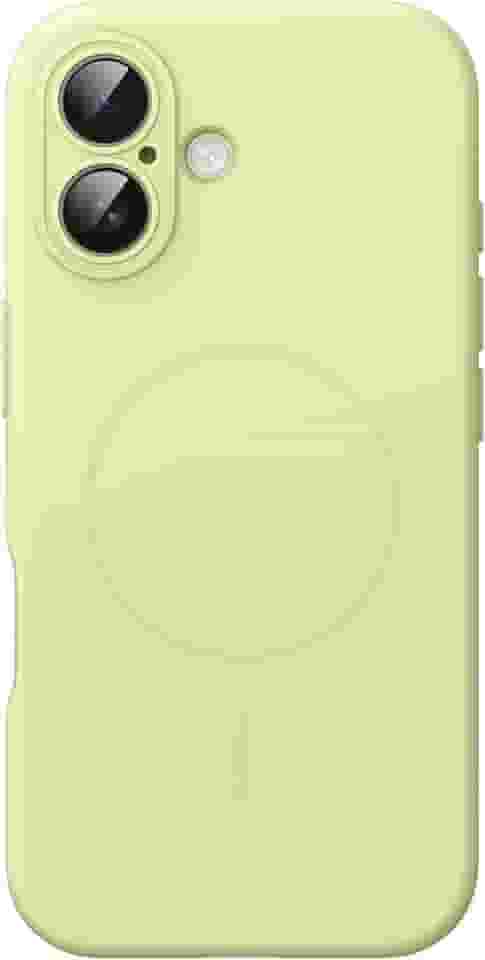 JETech Capa Magnética de Silicone para iPhone 17 6,3 Polegadas, Compatível com MagSafe, Toque Macio e Sedoso, Case com Absorção de Choque, Proteção para Lente da Câmera (Verde)