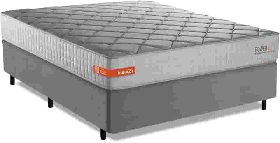 Cama Box Casal King Espuma Softgel Power 193x203x60cm