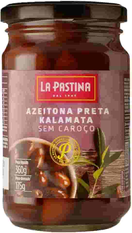 La Pastina Azeitona Preta Kalamata Sem Caroço Peso Drenado 175G