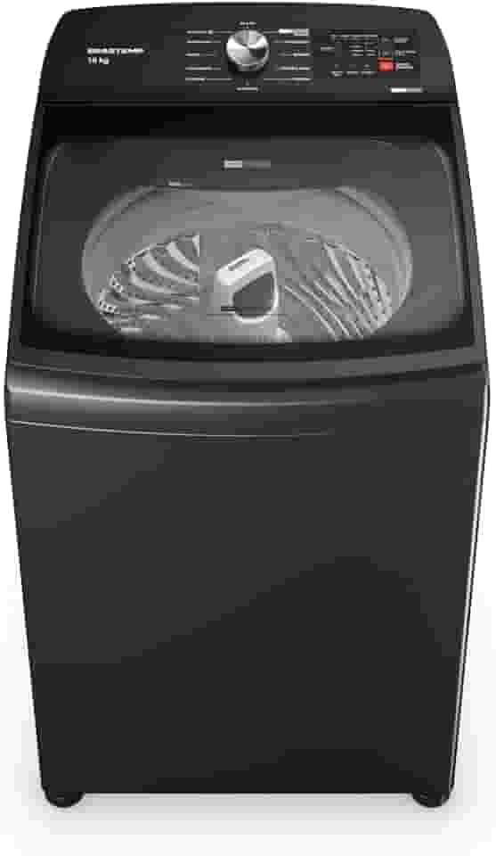 Máquina de Lavar Brastemp 16kg Cinza Platinum com Tecnologia Flex Wash e Ciclo Tira Manchas Advanced 220v