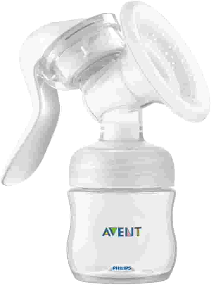 Philips Avent Extrator de Leite Manual, Extração fácil com tecnologia de Movimento Natural, almofada de silicone, frasco Pétala 125ml, bomba de tirar leiteSCF430/03