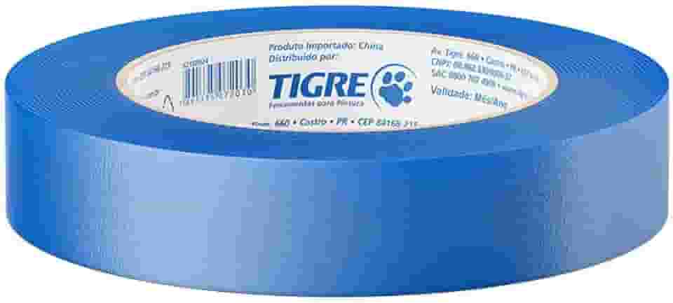 Fita crepe 24mm X 50M AZUL - TIGRE (62182024)