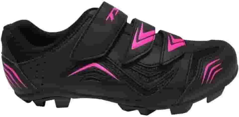 Sapatilha Ciclismo Mtb Bike Feminina Tsw New Fit Preta/pink 35/36/37/38br
