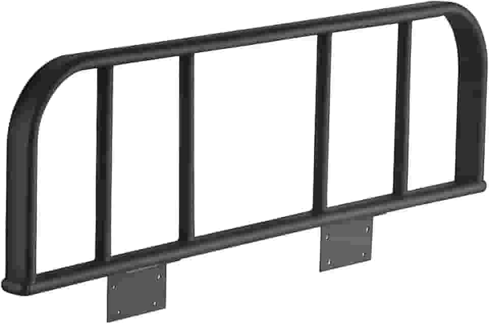 Grade de Proteção para Cama Beliche, Metal Preto, 120 x 30 cm, Proteção Lateral para Segurança