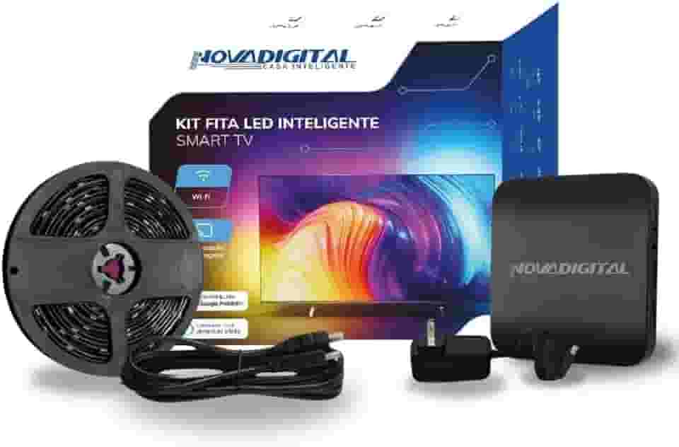 Novadigital Kit Fita Led Inteligente para TV 40 a 50 polegadas