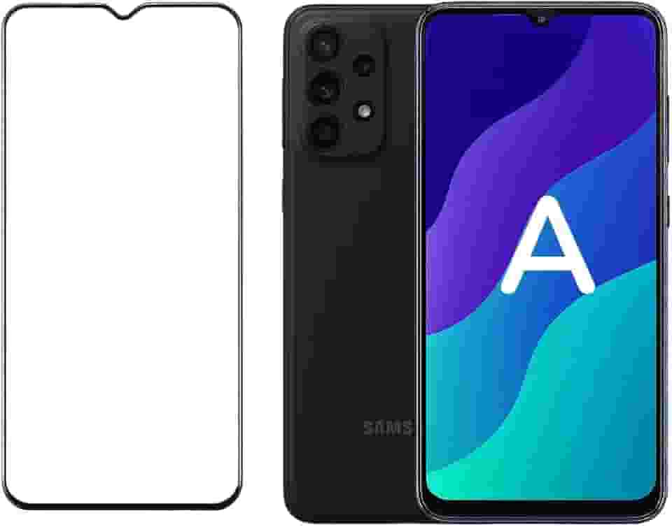 1 ou 3 Películas de Vidro A 3D para Todos: A26 A36 A56 A05 A15 A25 A03 A13 A23 A10 A02 M10. (1, Transparente, A03)