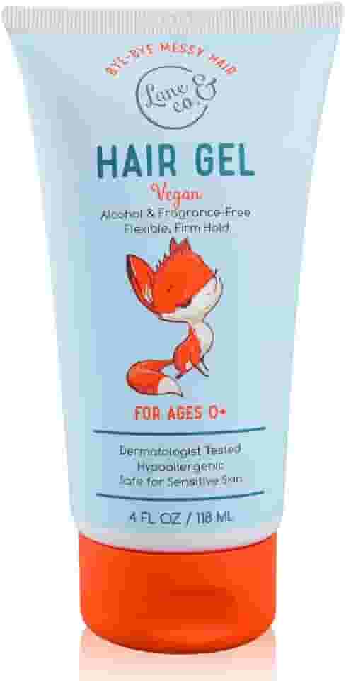 LANE & CO. Gel de cabelo para bebês – Gel hipoalergênico para cabelo infantil – Flexível de fixação média a firme – doma os cabelos soltos, frizz, cabelo estático – testado por dermatologistas