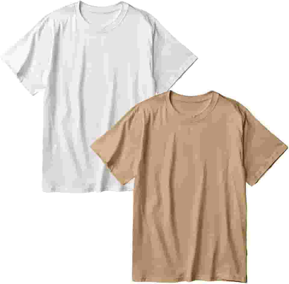 Kit 2 Camisetas Oversized Masculina Algodão Premium Lisa Moda Streetwear