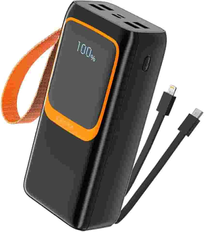 Carregador Power Bank 30000 Mah Portátil Turbo Carga Rápida Preto