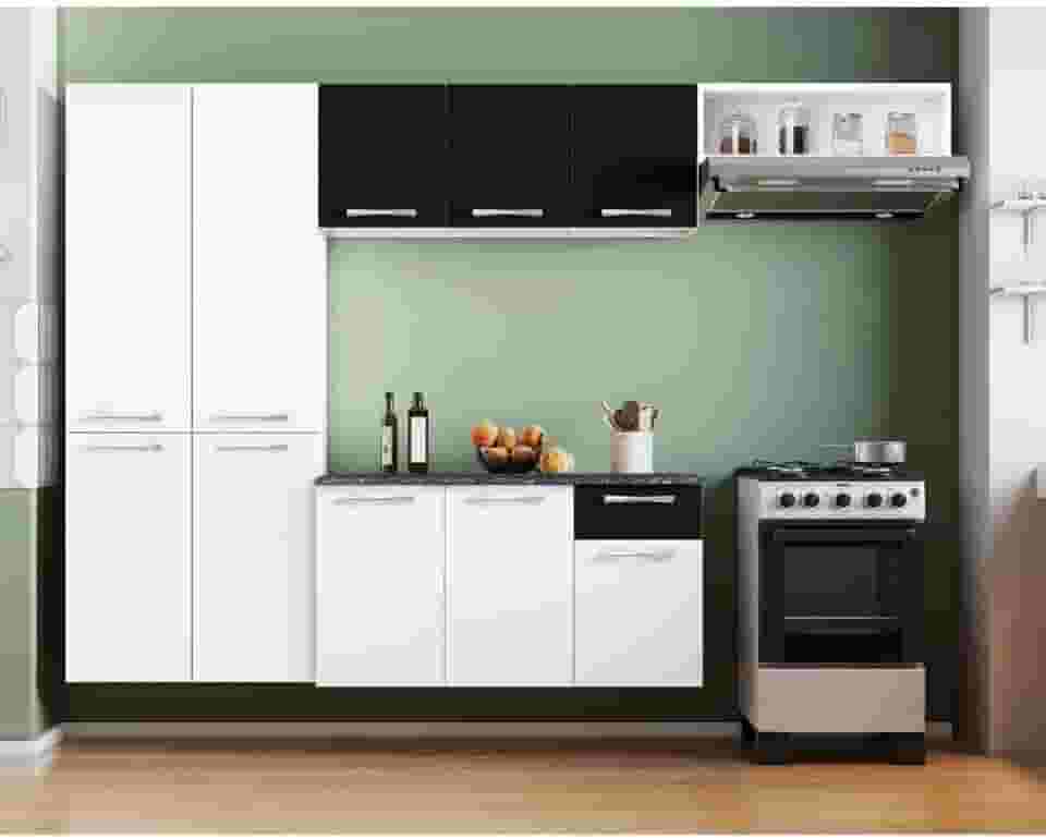 Cozinha Itatiaia Básica - 4 peças - Preta