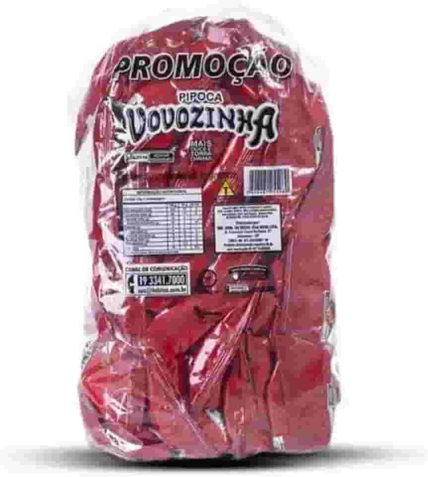 Fabitos Vovozinho Pipoca Doce, Sabor Tradicional, Pacote com 50 Unidades, 13g Cada