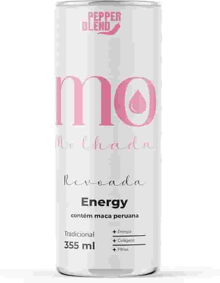 Energético Funcional Revoada MO Molhada 355ml Sabor Guaraná, Maca Peruana e Vitaminas Pepper Blend