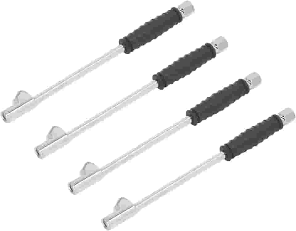 Cryfokt Inflador de Pneus de Aço Inoxidável Com Mandril de Ar de Cabeça Dupla para Carro, Caminhão, Motocicleta, Bicicleta, 4 Peças para Aplicação Versátil