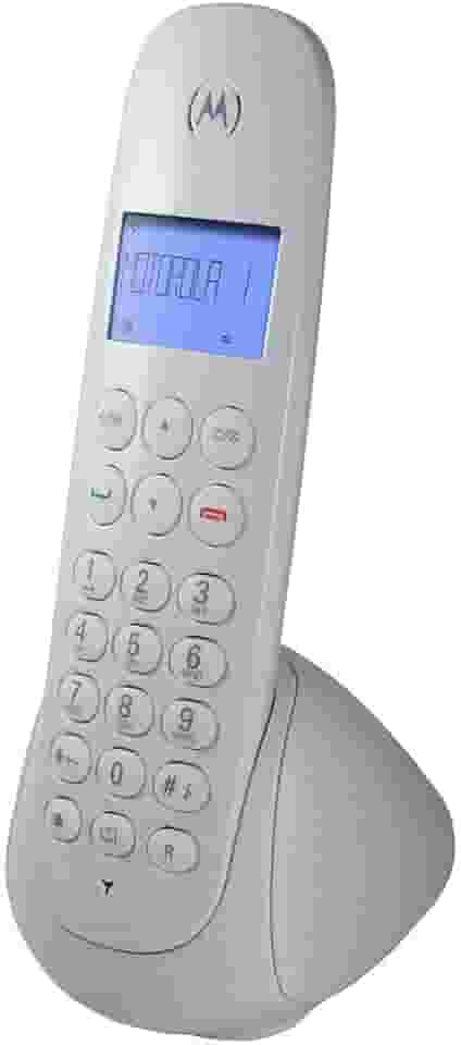Telefone sem Fio Moto700W Dect 6. 0 Digital com Identificador de Chamadas, Motorola, 3302451, Branco