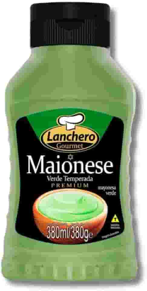 Tamarozzi Maionese Verde Gourmet Lanchero, 380g, Sabor Intenso e Cremoso, com Ervas Finas
